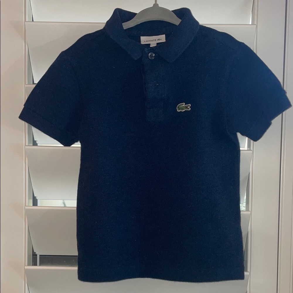 Lacoste Kids Navy Blue Polo Shirt